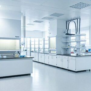 Modern laboratory furniture installation for agricultural and food-testing laboratories in Qassim