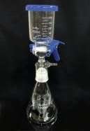 47 mm glass vacuum filtration set, 300 mL funnel with 250 mL to 3000 mL flask