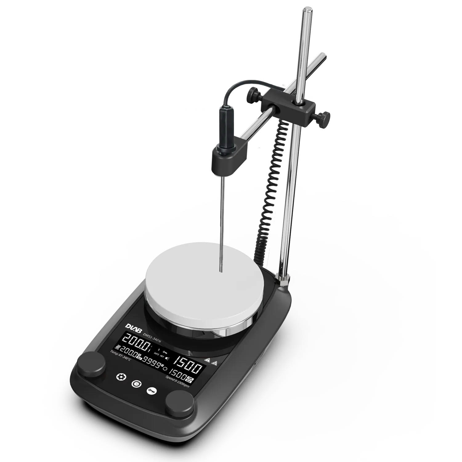 DMS5-340M LCD Strong Magnetic Heating Magnetic Stirrer with Timer
