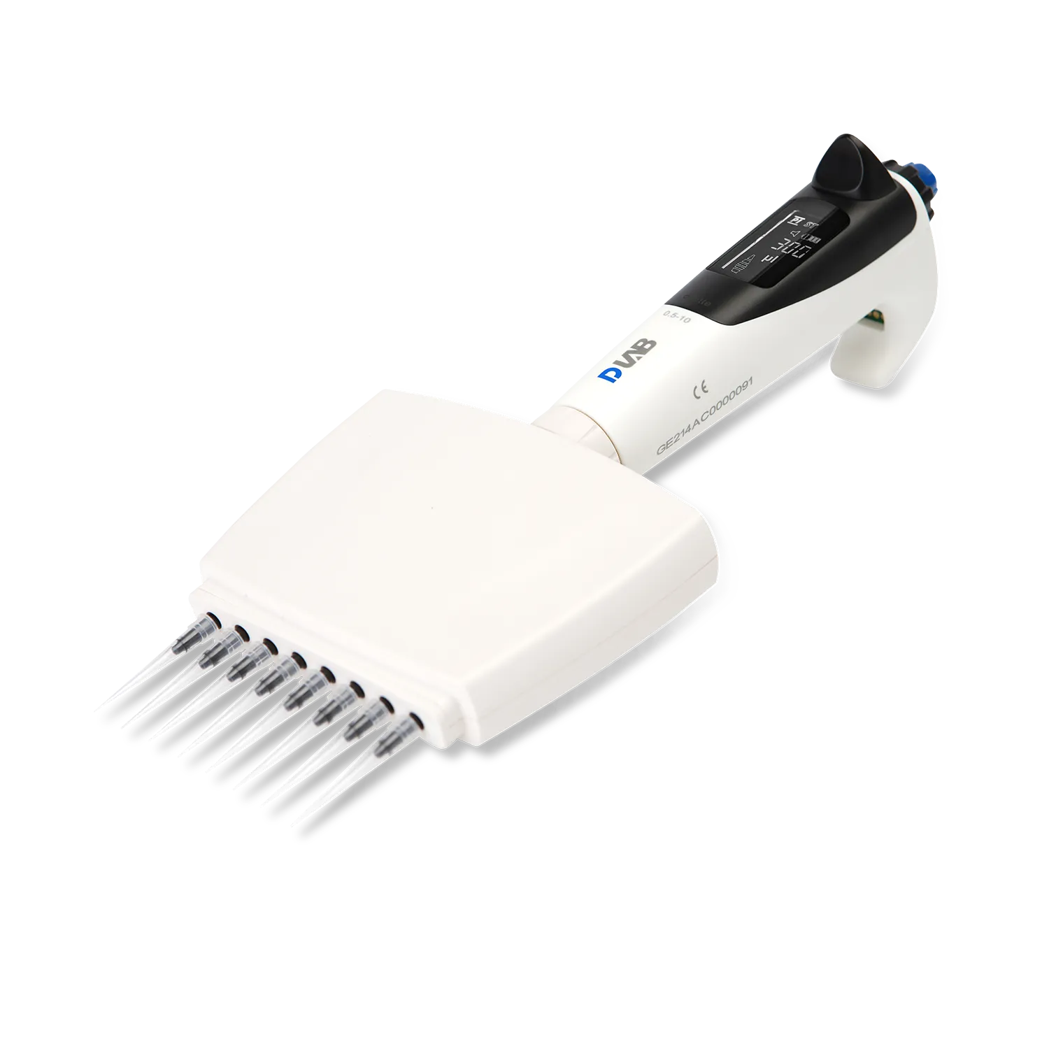 dPette+ Multi-functional 8-channel Electronic Pipette, 0.5-10μL