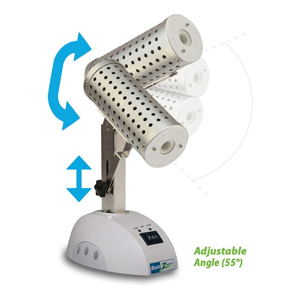 BactiZapper Tilt, MicroSterilizer with adjustable tilt angle, B1001