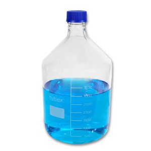 5L with standard (GL45) blue cap, 1/ea., B3000-5L