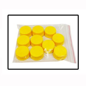 Replacement Yellow caps, (GL45), 10/pk., B3000-CAP-Y