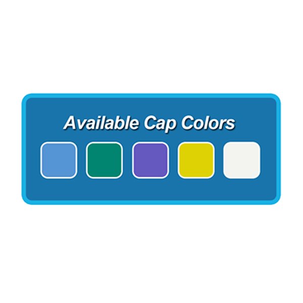 100ml with standard (GL45) blue cap, 10/pk., B3000-100-B