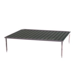 Stacking platform, small 10.5"x7.5" with dimpled mat (3.0" separation), B3D-STACK-D