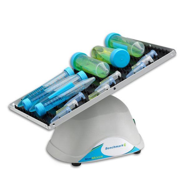 MiniMixer 3D Nutating Shaker, fixed speed 10"x7.5" platform, dimpled mat, 115V, B3D1020