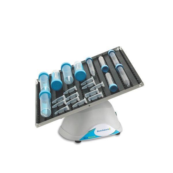 BioMixer 3D Nutating Shaker, fixed speed, 12"x12" platform, dimpled mat, 115V, B3D1320