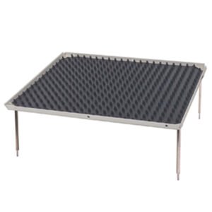 Stacking platform, large 12"x12" with dimpled mat (3.0" separation), BR1000-STACK-D