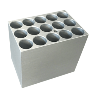 Block, 15 x 12/13mm diameter tubes & vacutainers, BSH100-1213