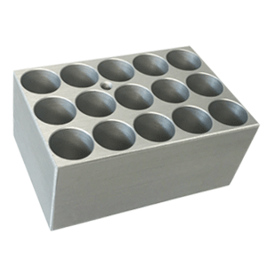 Block, 15 x 2ml autosampler vials, BSH100-1232