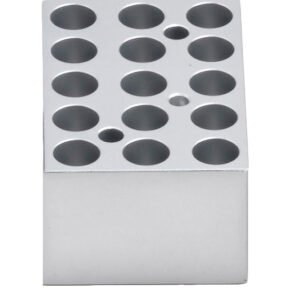 Block, 15 x 1.5 ml, for heated lid, BSH100-15HL