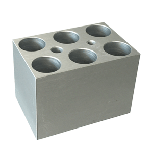Block, 6 x 5ml conical (17mm diameter), BSH100-5MT
