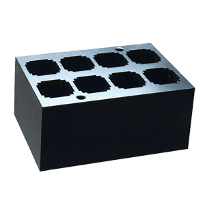 Block, 8 x cuvettes (not compatible with cover), BSH100-CV
