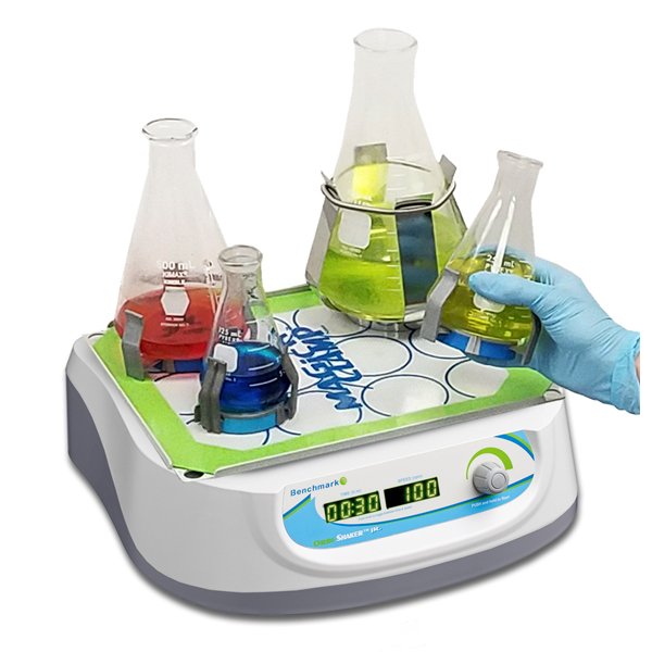 Orbi-Shaker Jr with rubber mat platform (9.5"x8"), 100-240V (US Plug), BT302