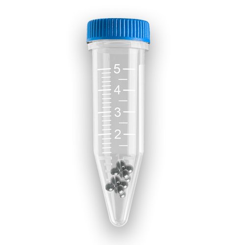 Prefilled 5.0ml tubes, Stainless Steel beads, 2.8mm Alcohol Washed, 50pk (For use with D2400 & D1036 ONLY), D1