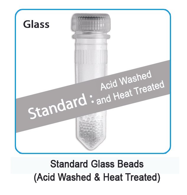 Prefilled 2.0ml tubes, Silica (Glass) Beads, 0.1mm Acid Washed and Heat Treated, 50pk, D1031-01