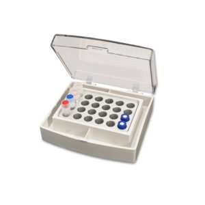 Block, 24 x 2 ml HPLC / Autosampler vials (12 x 28 mm), H5000-1232