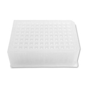 96 well plate with cap, prefilled with 4mm beads, pack of 10, IPD1196-40
