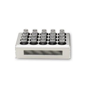 Tube rack for 96 well adapter 20 x 2.0ml, pack of 2, IPD9600-96A2