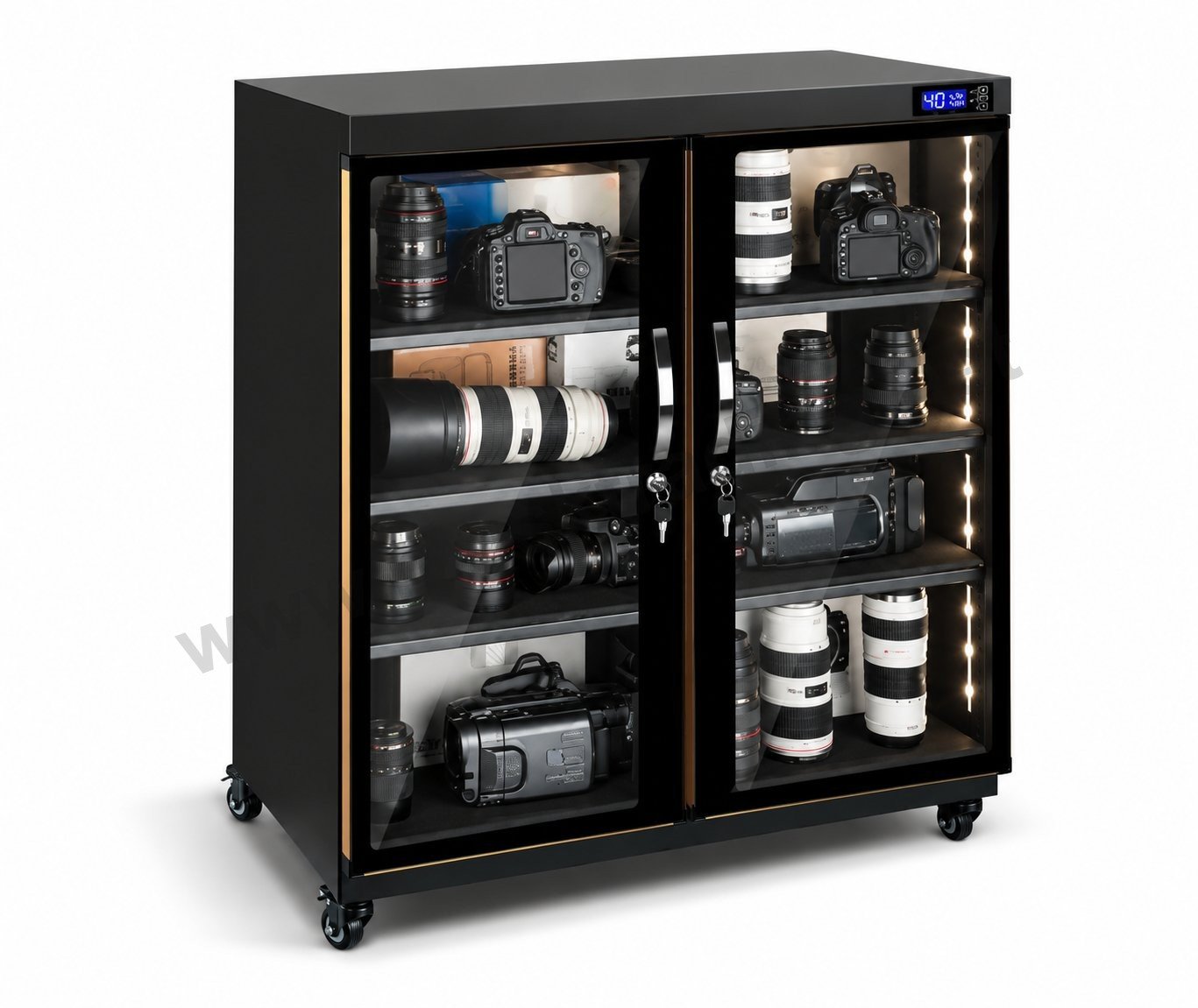 Dry Cabinet with Dehumidifier for Filament and Component Storage – 851 x 430 x 932 mm