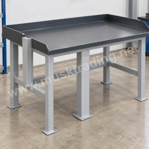 Heavy-Duty Steel Hammering Table in a laboratory, Saudi Arabia