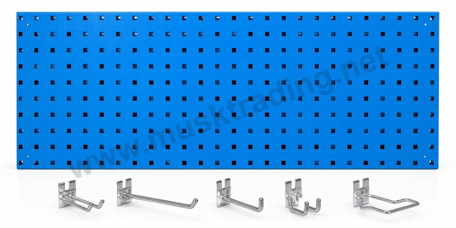 Metal Pegboard Tool Wall – 900 x 450 mm