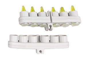 6 x 1.5/2.0ml tube holder, pk/2, R4040-1520