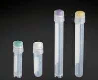 Cryotubes 1.8 mL and 4.5 mL with external or internal screw cap, PP