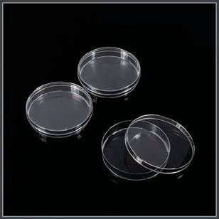 Petri dishes 60 mm and 90 mm, polystyrene, vented lid, sterile or non-sterile