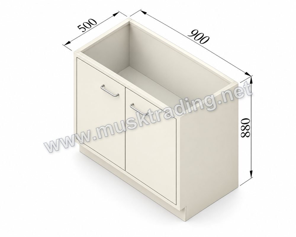 Under Bench Cabinet 2 Door 900 mm - Saudi Arabia