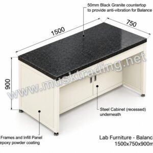 Balance Table with Granite Top - MSK-BT-GR-1500