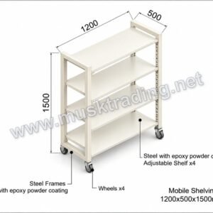 Mobile Shelving Unit - MSK-MS-1200