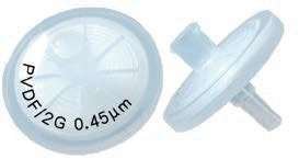 Dual-layer syringe filter 13 mm with glass fibre prefilter, 100 pcs/pk